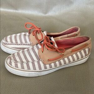 Sperry Top Siders Women’s Two Hole Nautical Loafers Size 8.5